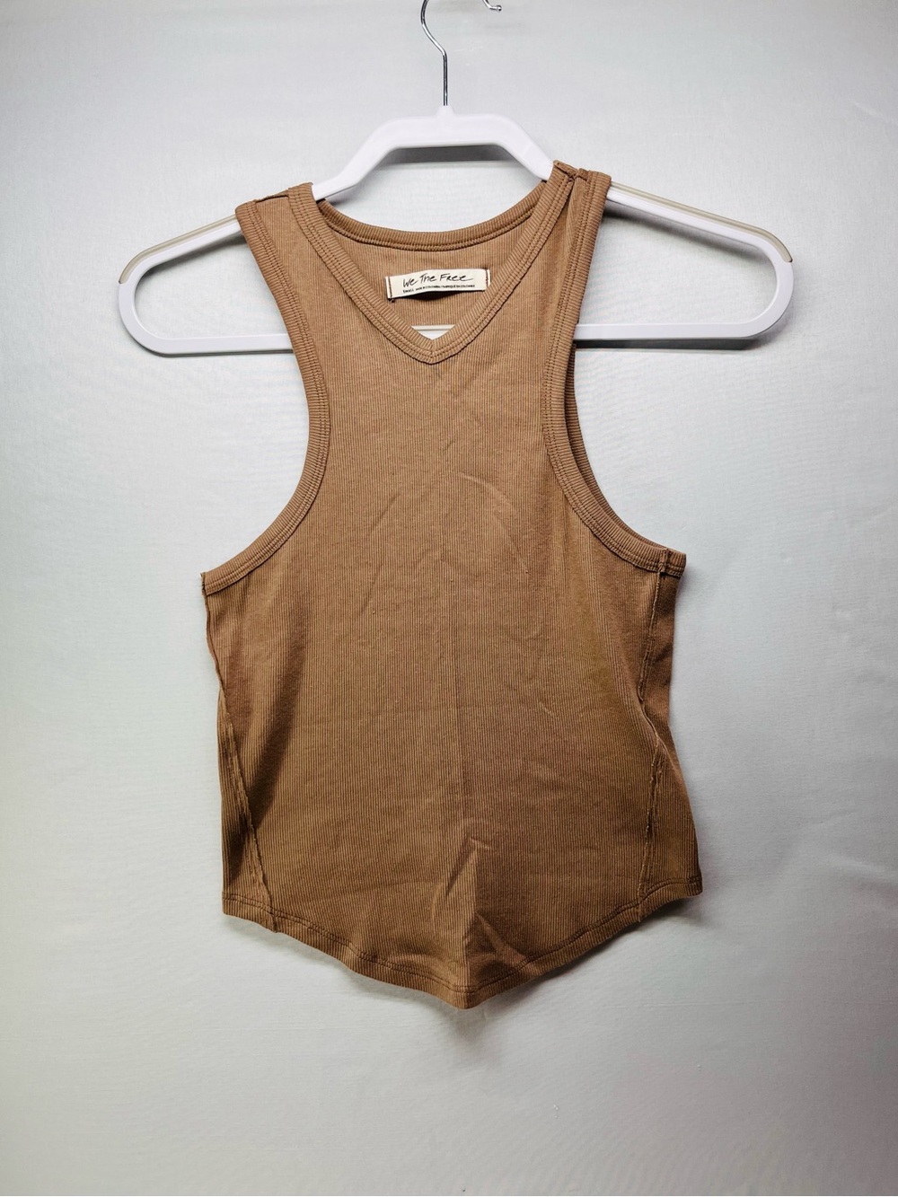 We The Free Women's Brown Scoop Racerback Tank